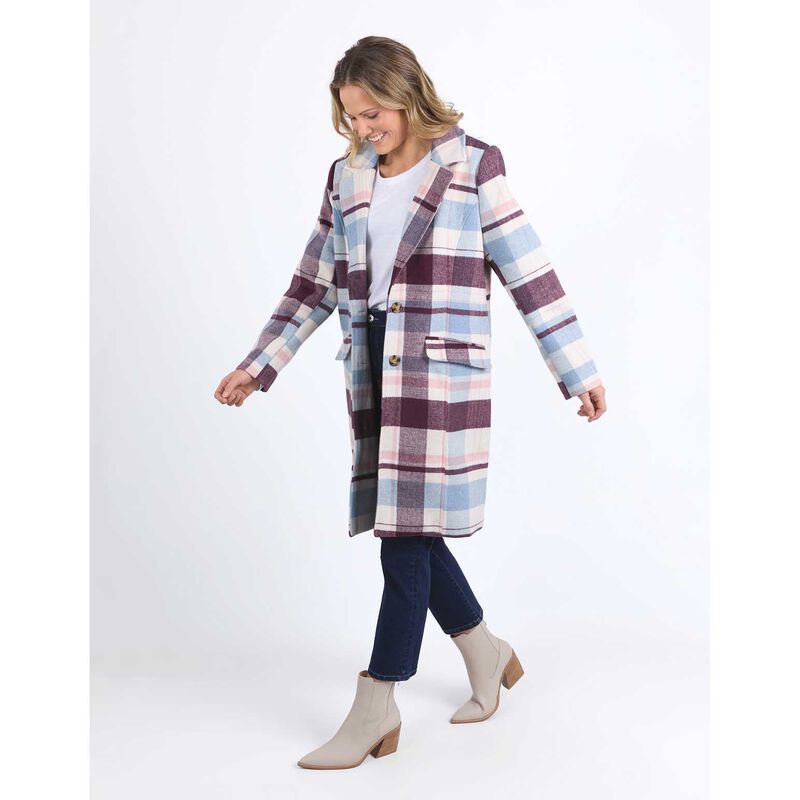 ELM Blanche Check Coat image number 3